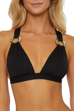 BUCKLE UP RING HALTER