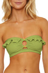 BUCKLE UP BANDEAU TOP